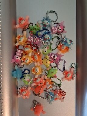 Mini Hello Kitty And Friends Bag Charms!!